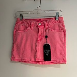 Guess jean mini skirt